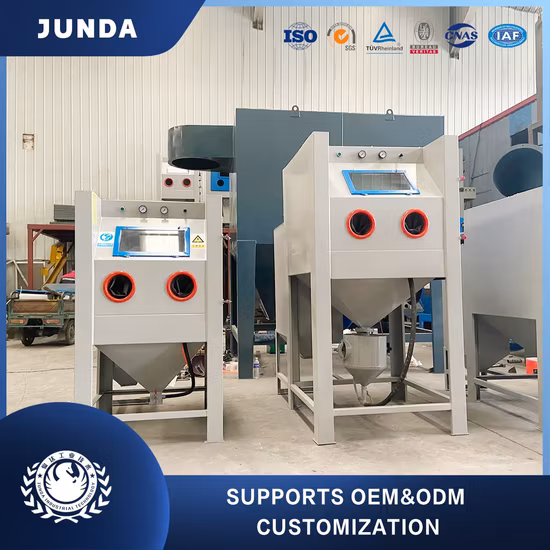 Recycling Sand Blasting Booth / Dust Removal Sandblasting Room/Shot Blating Cabinet