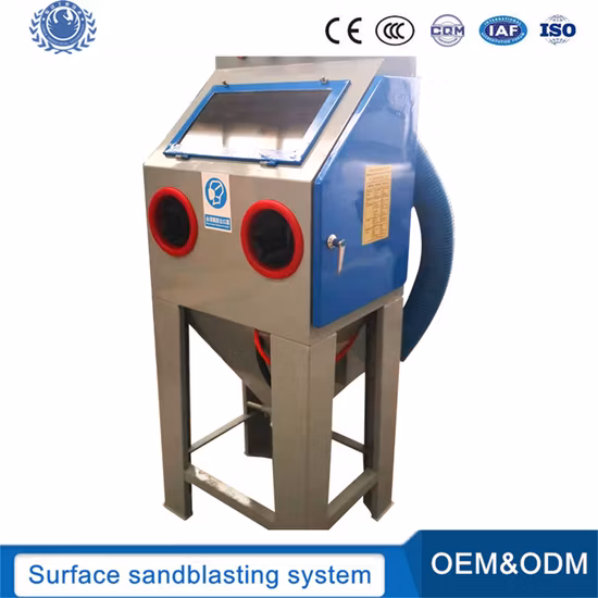 Recycling Sand Blasting Booth / Dust Removal Sandblasting Room/Shot Blating Cabinet