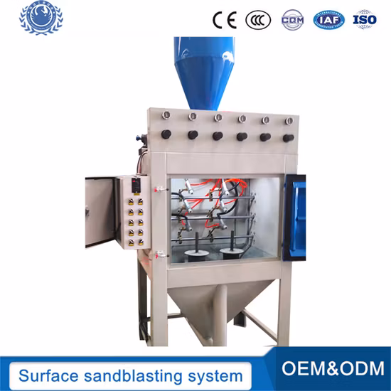 Recycling Sand Blasting Booth / Dust Removal Sandblasting Room/Shot Blating Cabinet
