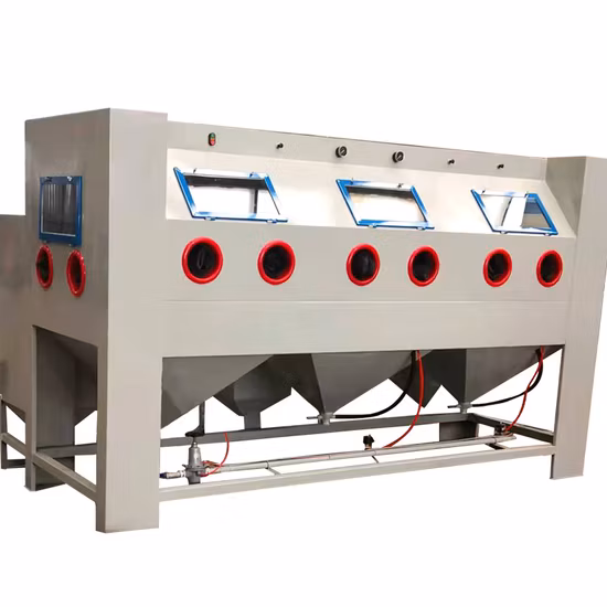 Recycling Sand Blasting Booth / Dust Removal Sandblasting Room/Shot Blating Cabinet