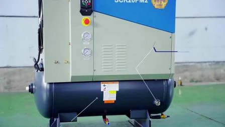 (SCR10pm2) Compressor de ar de parafuso magnético permanente de tecnologia japonesa Ariend de alta eficiência e economia de energia